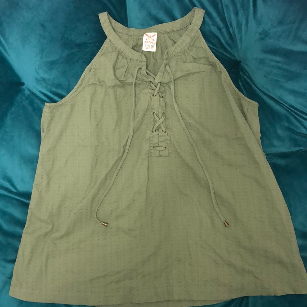 Green cute tank top!